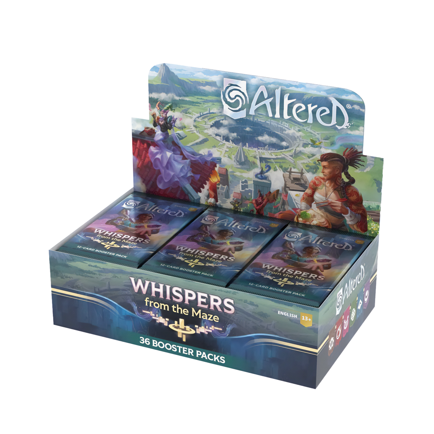 Altered TCG - Whispers from the Maze - Display Case (6x Booster Boxes)