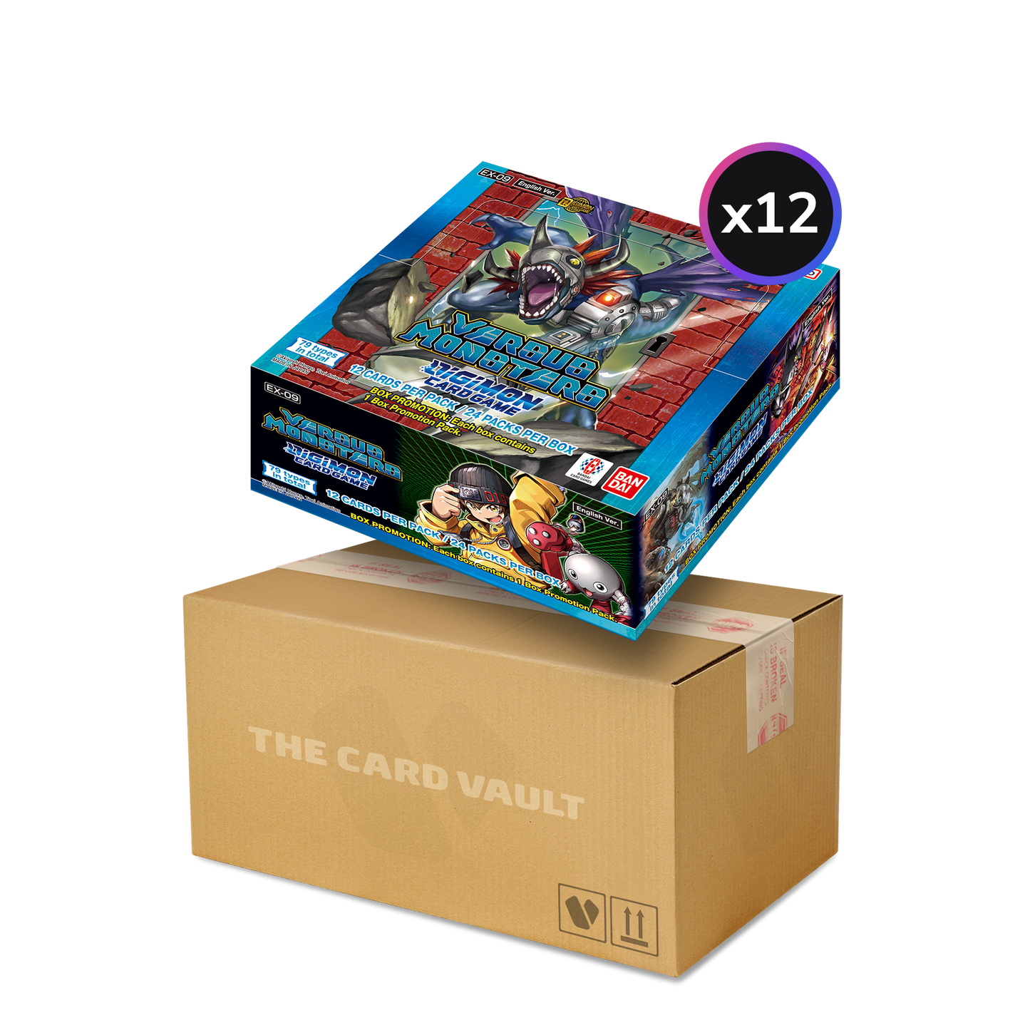 Digimon Card Game - Versus Monsters (EX09) - Display Case (12x Booster Boxes)