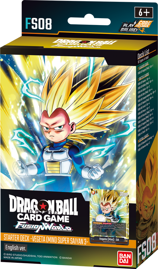 Dragon Ball Super CG - Fusion World - Starter Deck - Vegeta (Mini) Super Saiyan 3 (FS08)