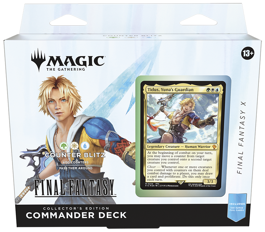 Magic: The Gathering - Universes Beyond - Final Fantasy - Collector Commander Deck - Tidus, Yuna's Guardian