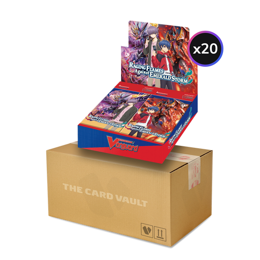 Cardfight!! Vanguard - will+Dress - Raging Flames Against Emerald Storm - Display Case (20x Booster Boxes)