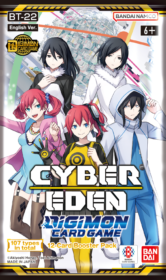 Digimon Card Game - Cyber Eden (BT22) - Booster Pack
